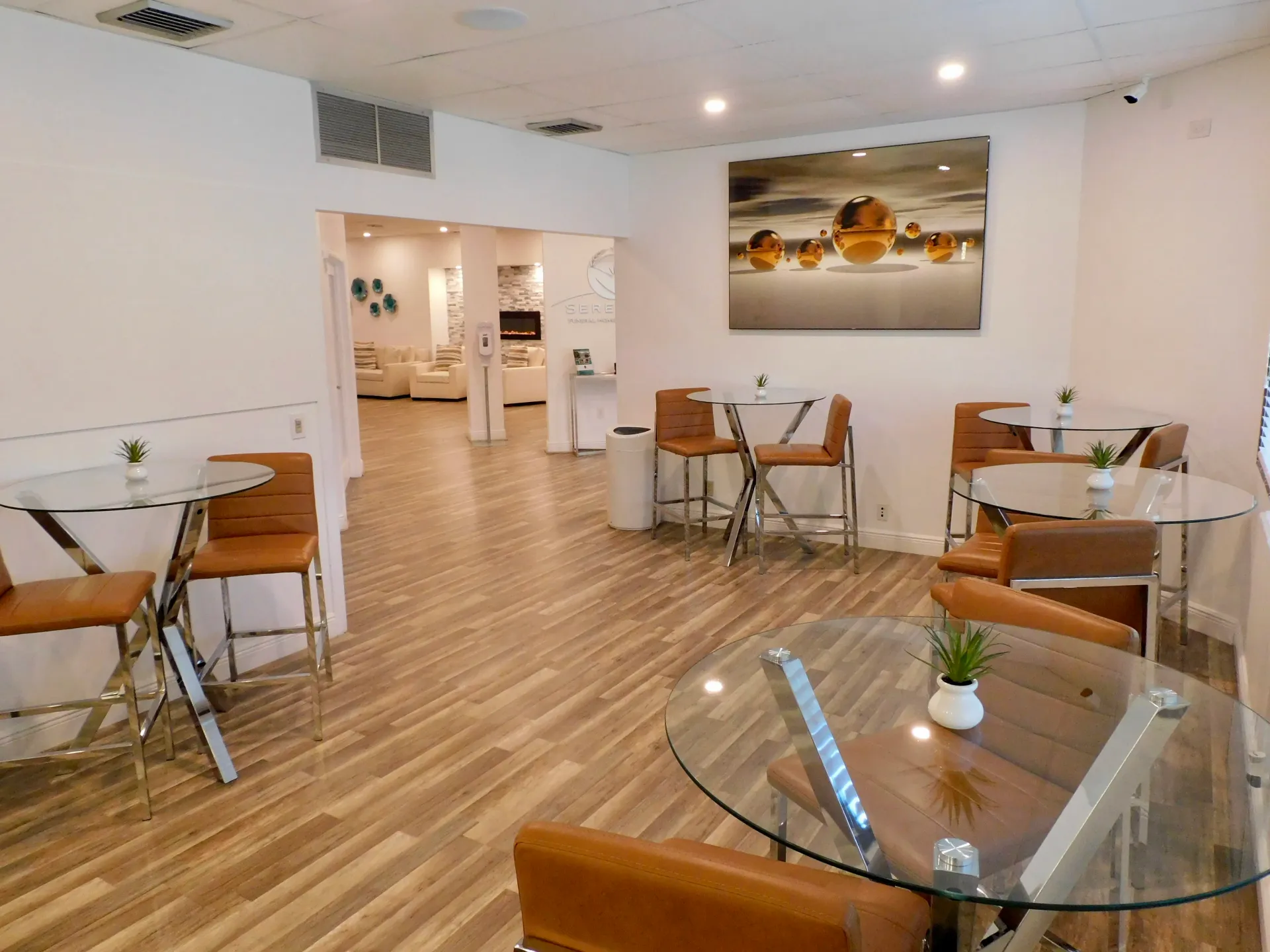 Serenity Funeral Home interior in North Lauderdale