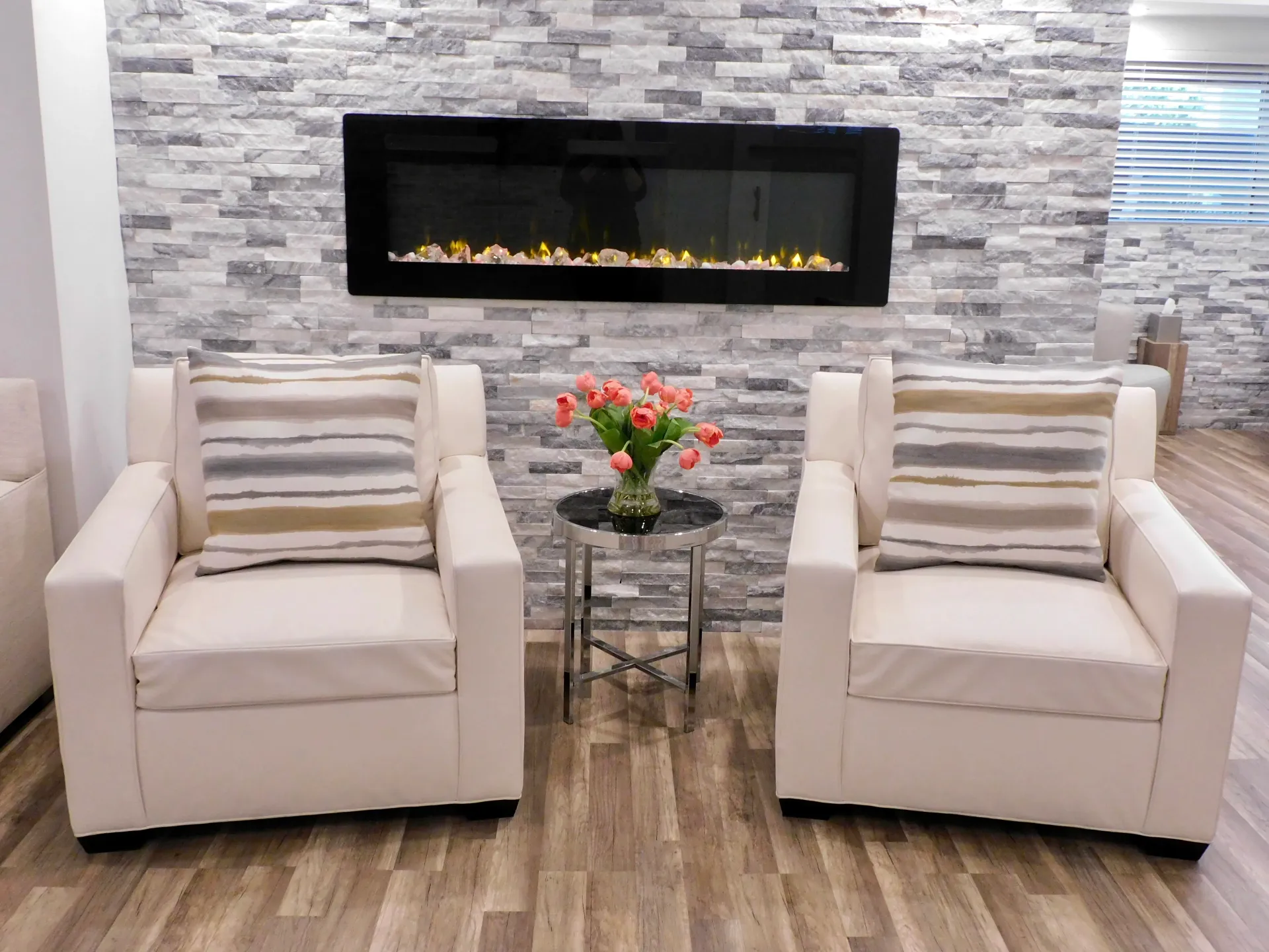 Serenity Funeral Home chapel interior in North Lauderdale