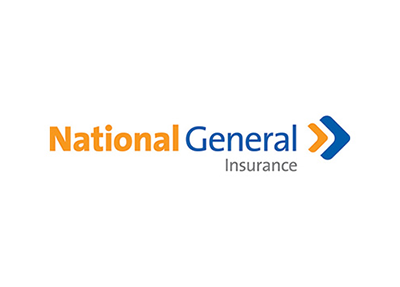 National General Insurance logo: orange