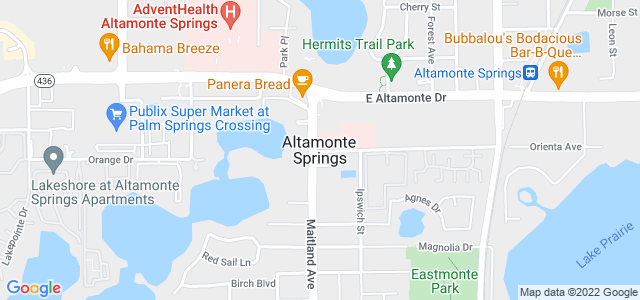 Map of business location