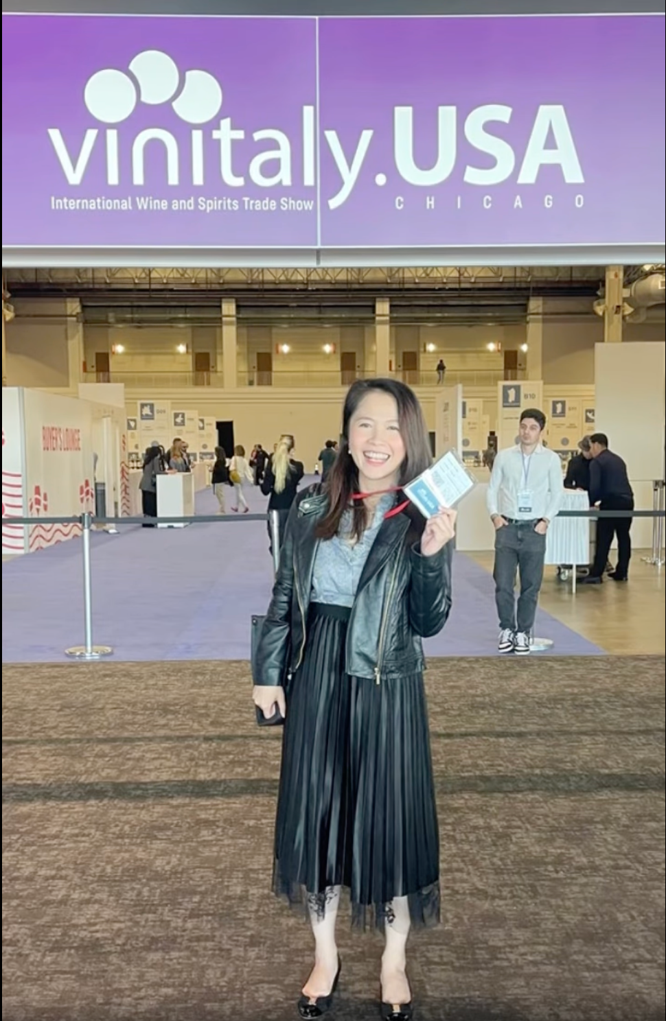 Libby Tseng in Vinitaly USA 2024