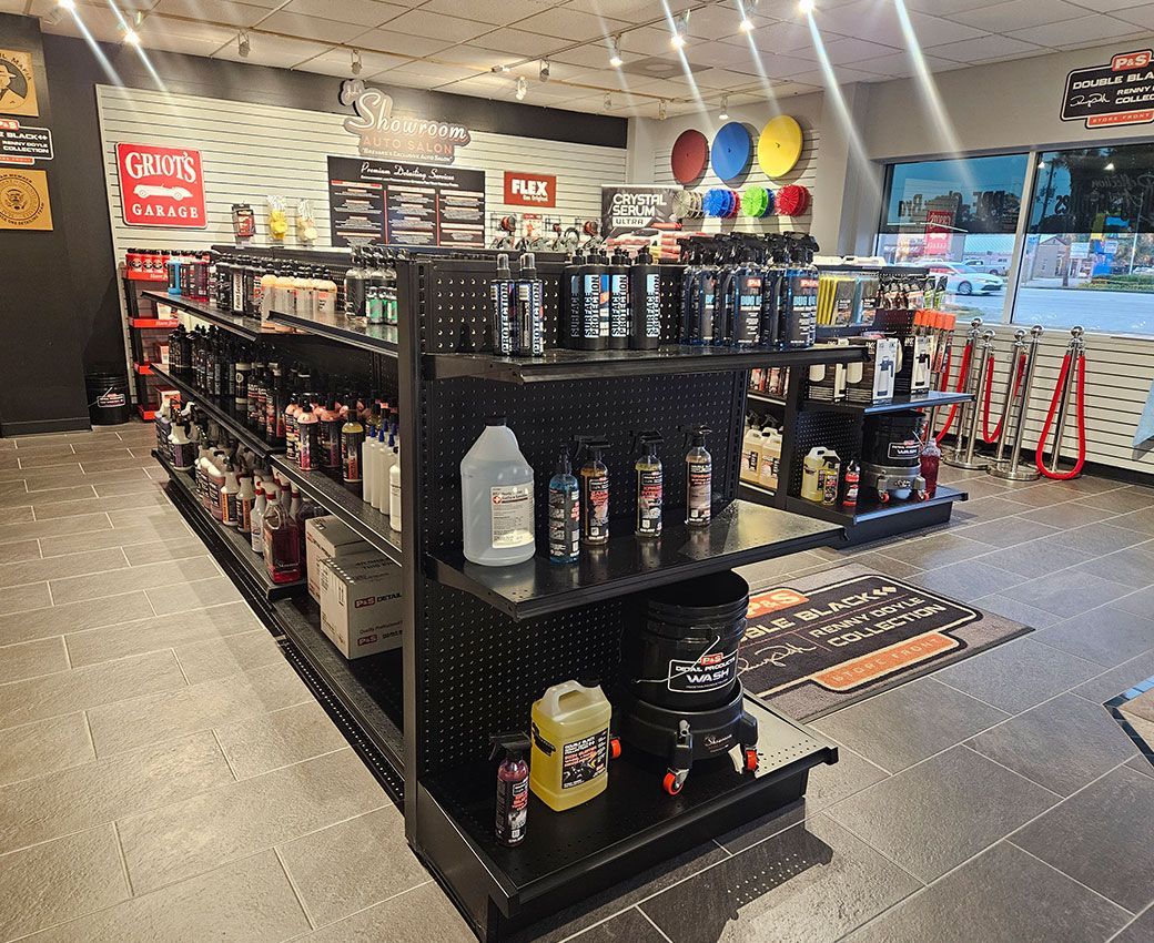 A store filled with shelves filled with lots of products.