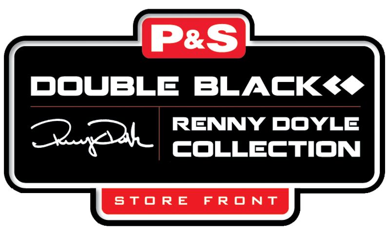 A p & s double black renny doyle collection store front logo