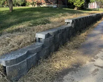 block retaining wall installation richmond ky