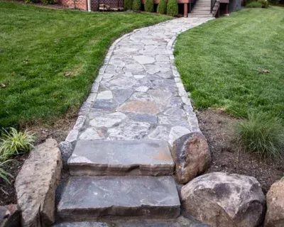 concrete walkway installation project richmond ky