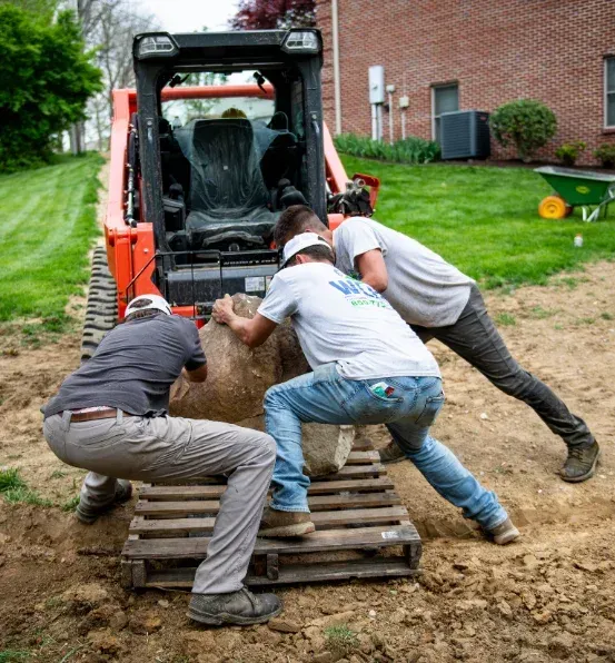decorative boulders landscaping richmond ky