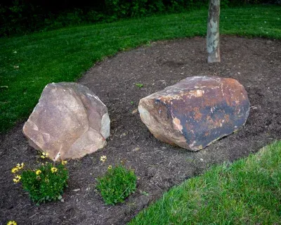 decorative landscaping boulders design richmond ky