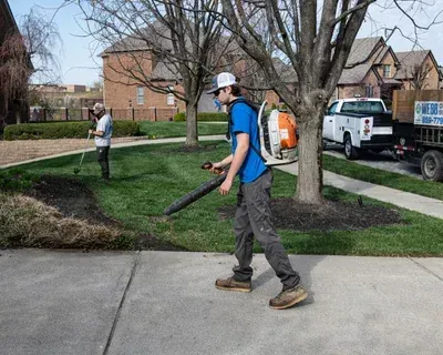 fall yard cleanup in richmond ky