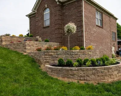 hillside retaining wall construction richmond ky