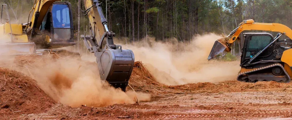 land clearing in richmond ky before breaking ground