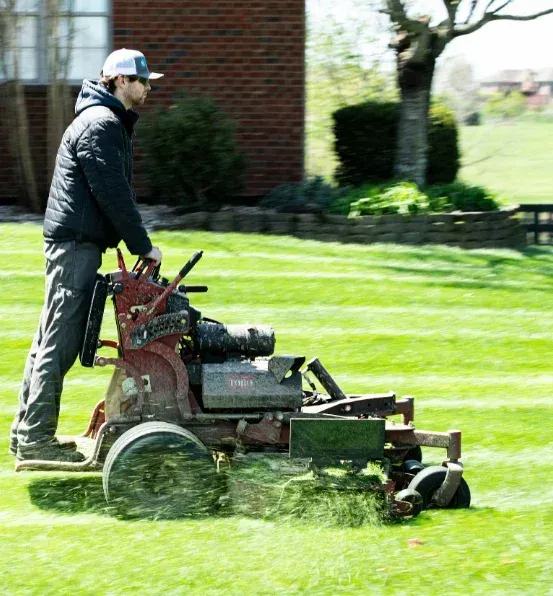 routine lawn mowing in richmond ky