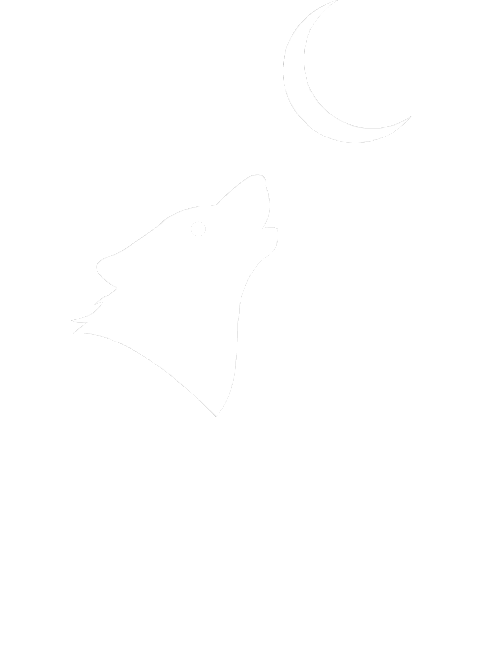 Faint outline of a triangle and a circle on a white background
