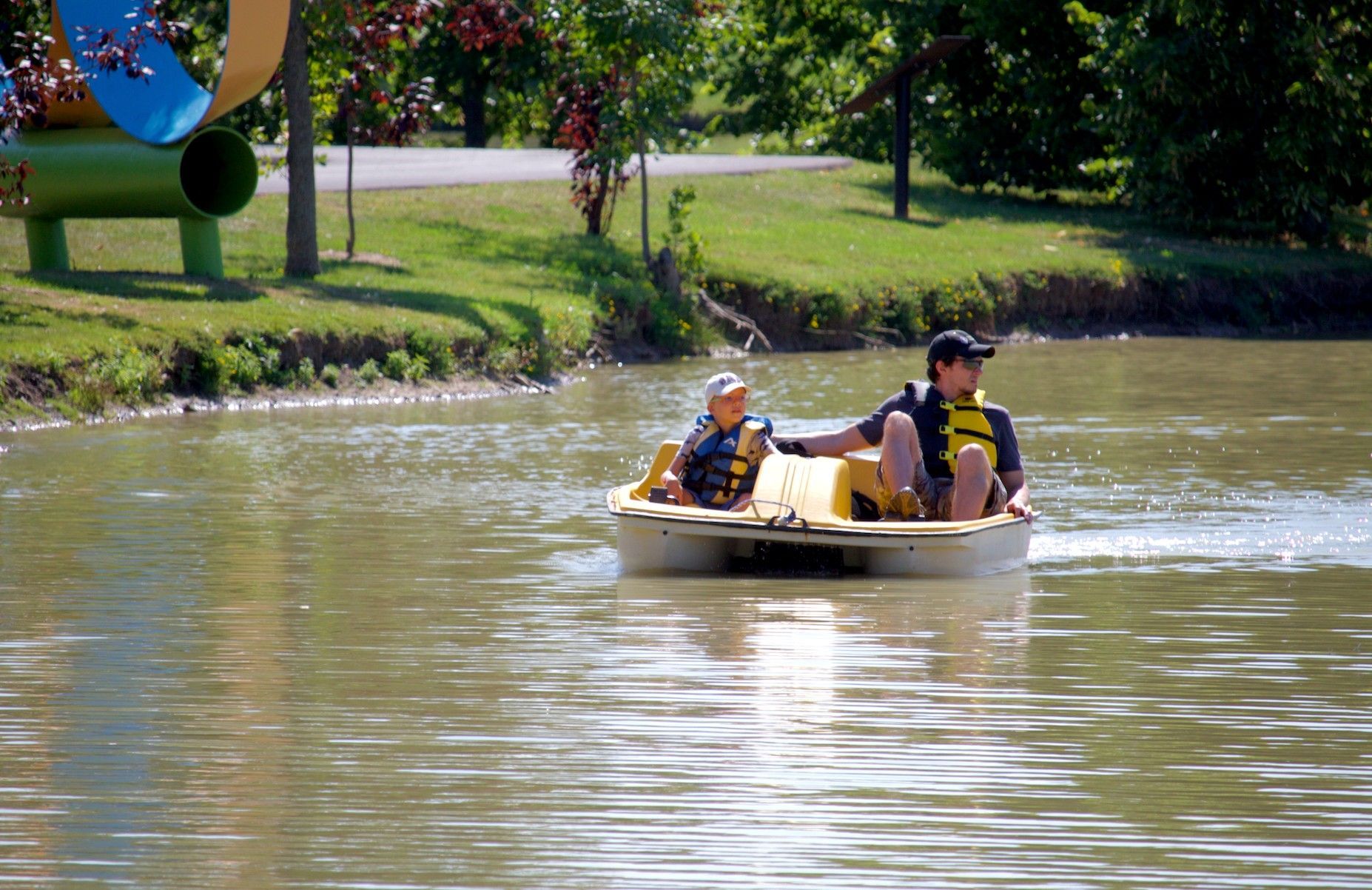 paddle boats