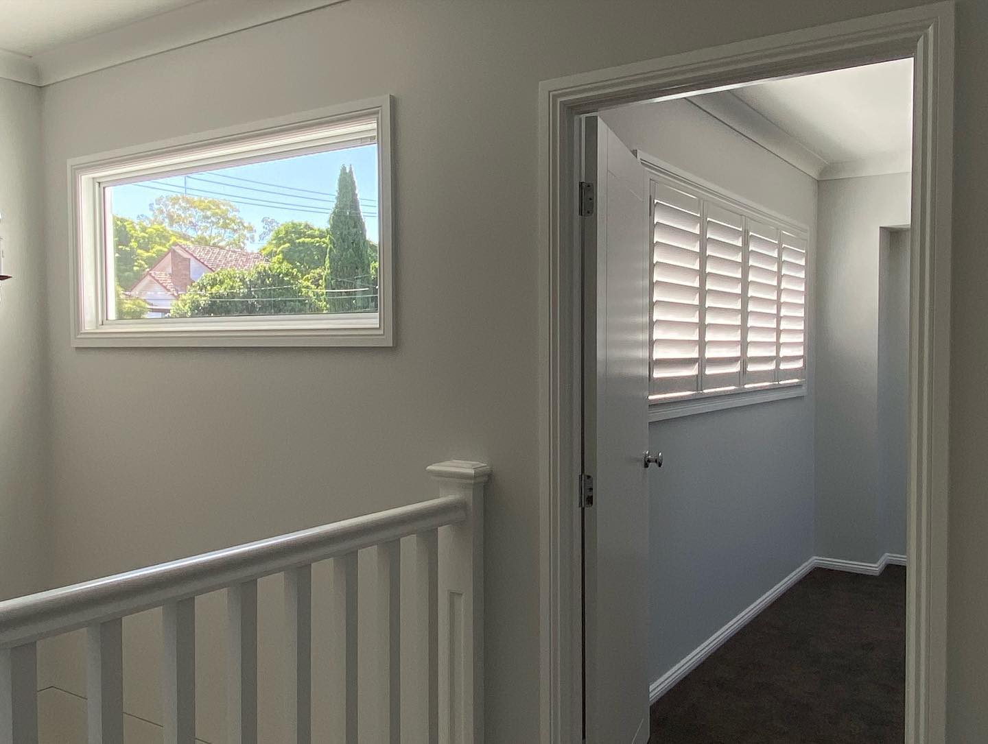 Window Shutters In The Room — Studio Curtains & Blinds in Brisbane, QLD