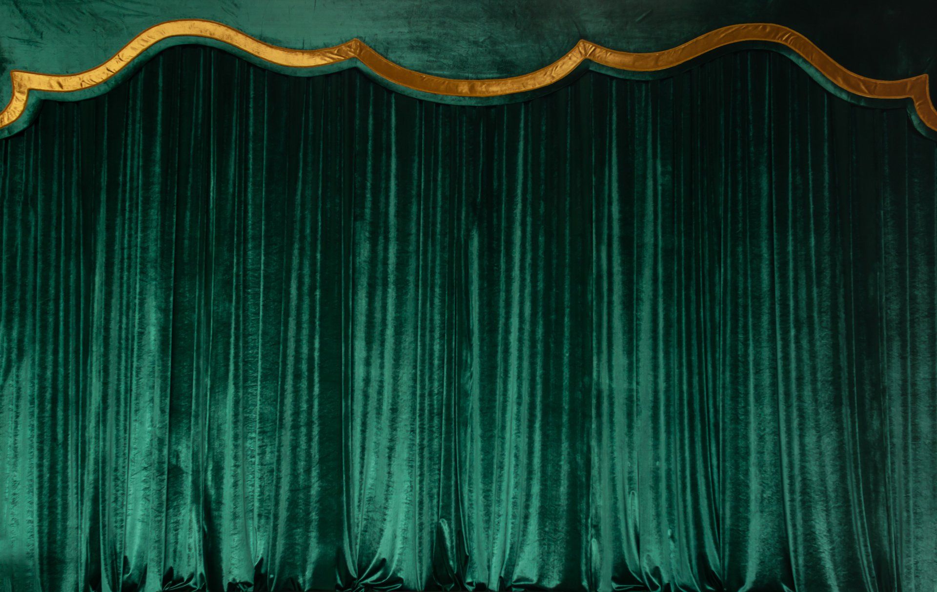 Green Velvet Curtains — Studio Curtains & Blinds in Mount Gravatt, QLD