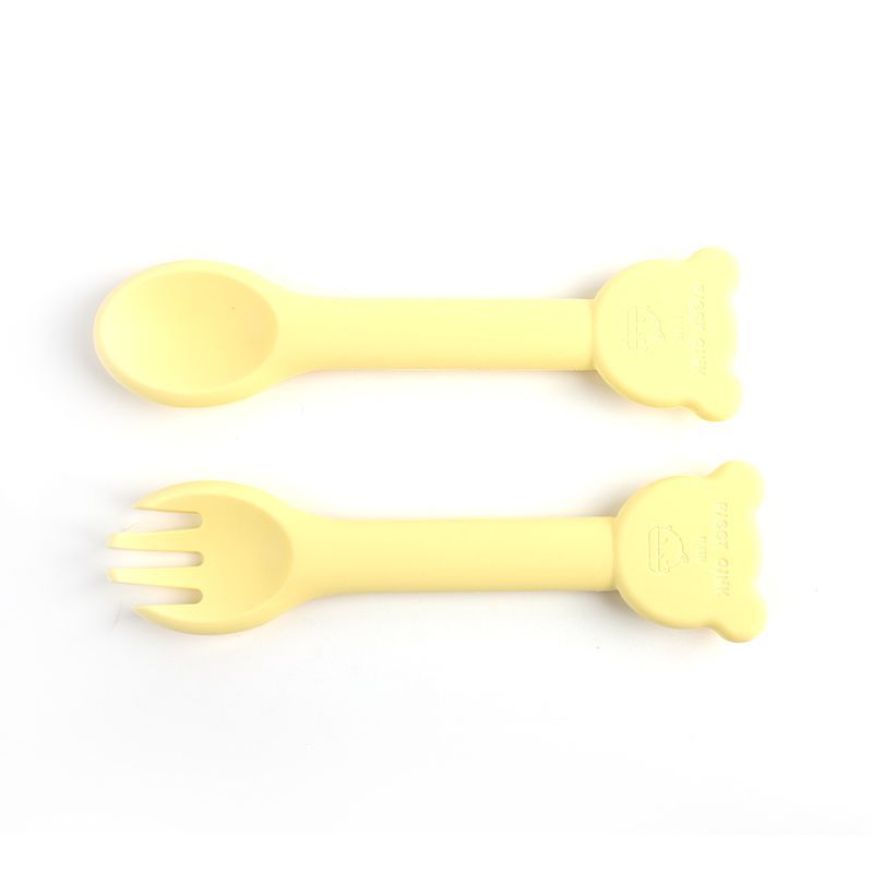 Silicone Spoon Cream Yellow