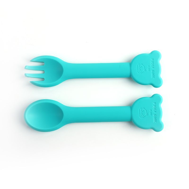 Silicone Spoon Turquoise Green