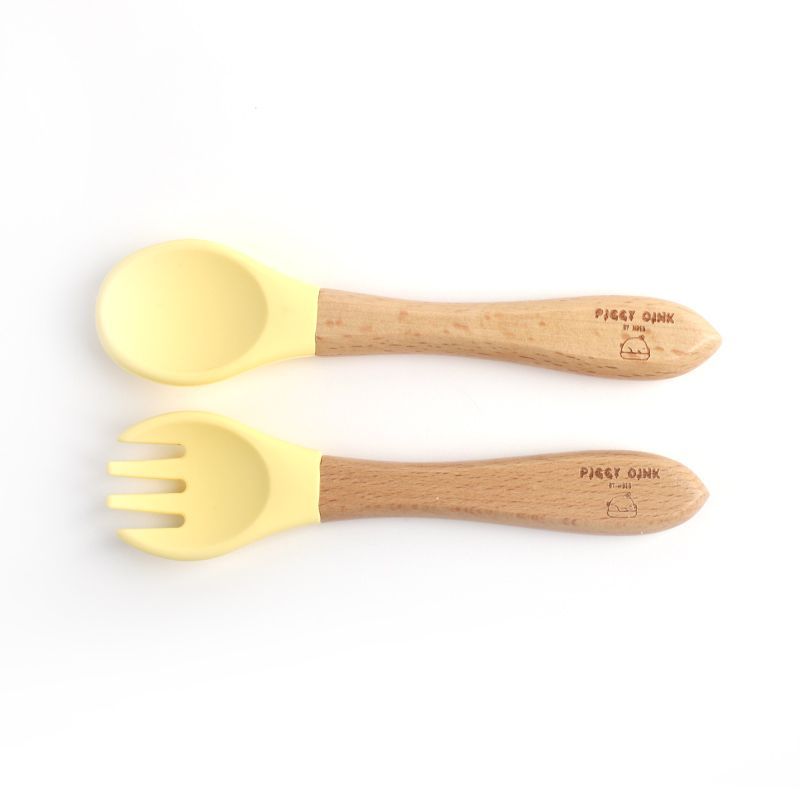Silicone Spoon Cream Yellow