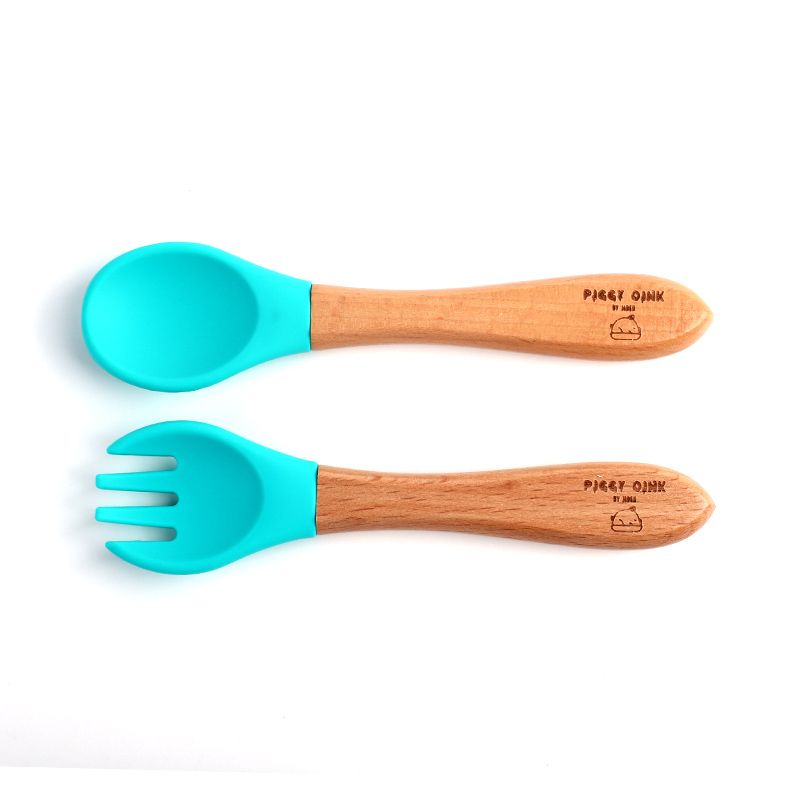 Silicone Spoon Turquoise Green