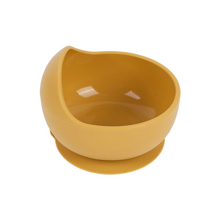 Suction Feeding Bowl BPA-Free Mango