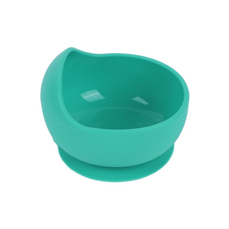 Suction Feeding Bowl BPA-Free Turquoise Green