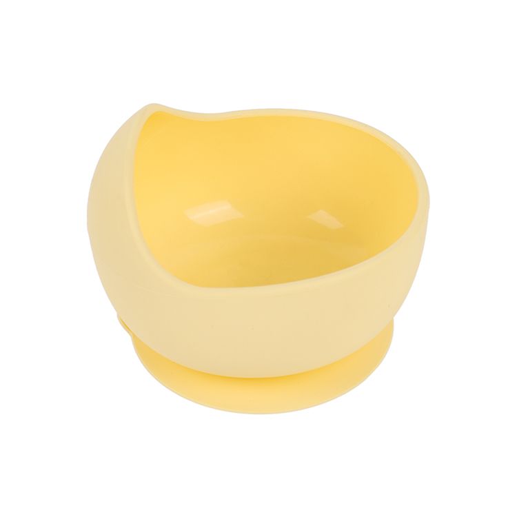 Suction Feeding Bowl BPA-Free Cream Yellow