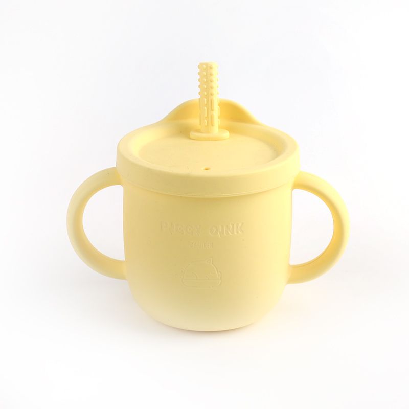 Leak Proof Baby Cups - Cream Yellow