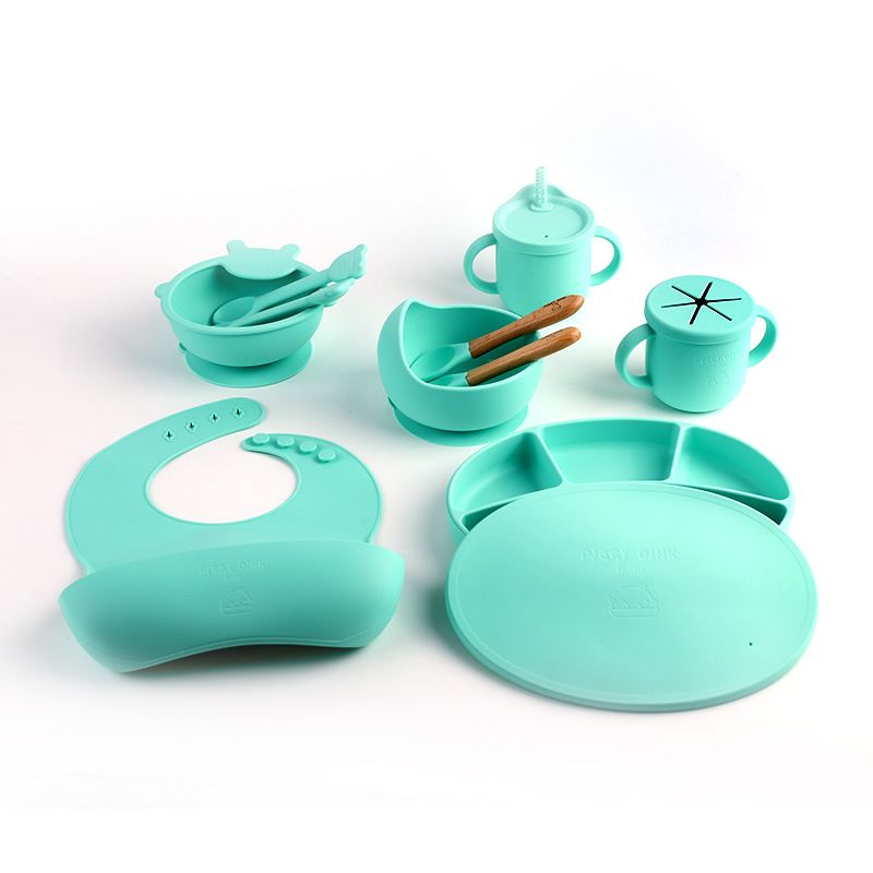 Baby Feeding Set Mint Green