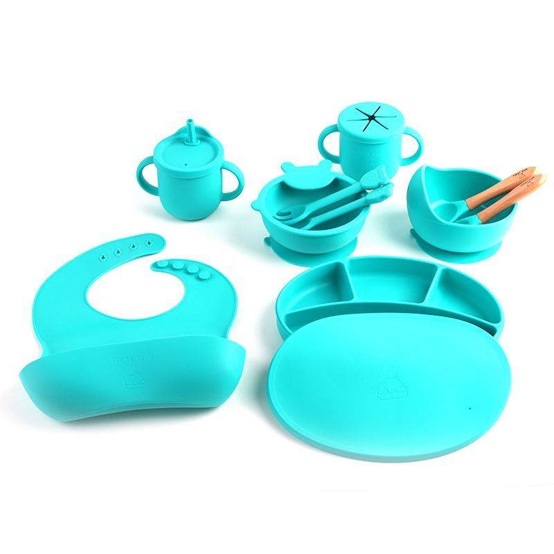 Baby Feeding Set Turquoise Green