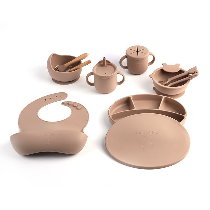 Baby Feeding Set Khaki