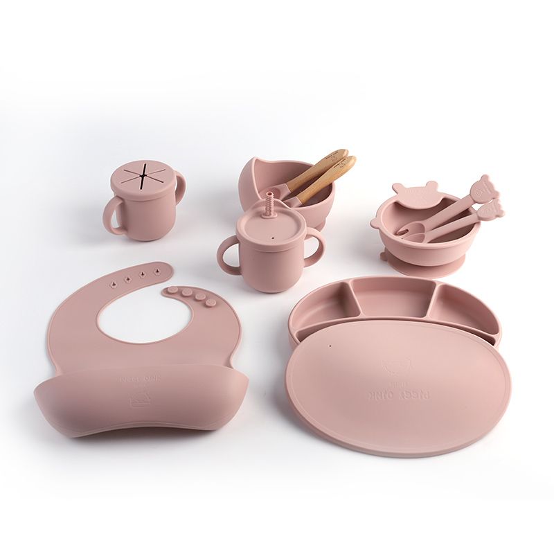 Baby Feeding Set Light Pink
