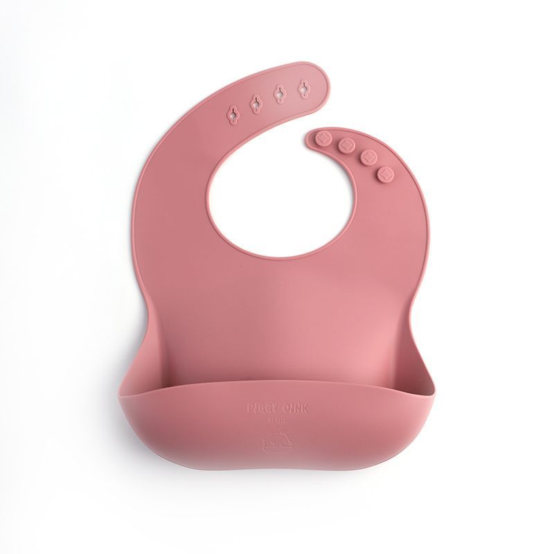 Baby Bib - Dark Red