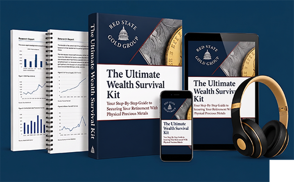 A book titled the ultimate wealth survival kit