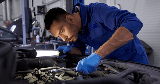 mechanic doing a repair