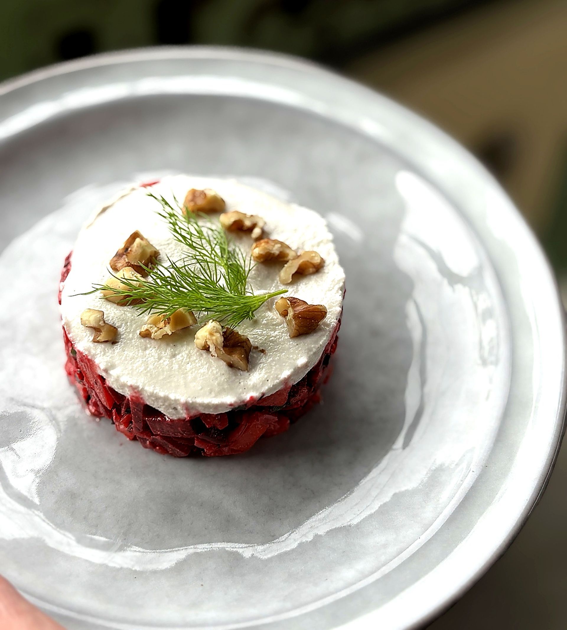 Plated dessert