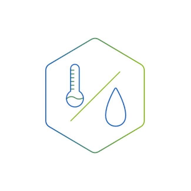 Temperature and moisture icon