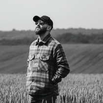 farmer looking at the horizon
