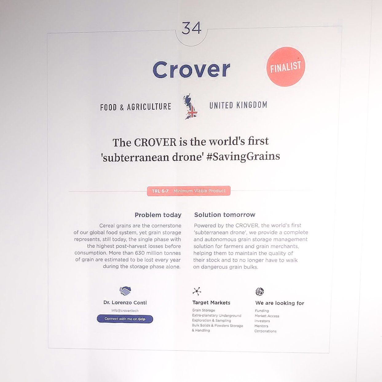 Crover exhibiting at Hello Tomorrow (3)