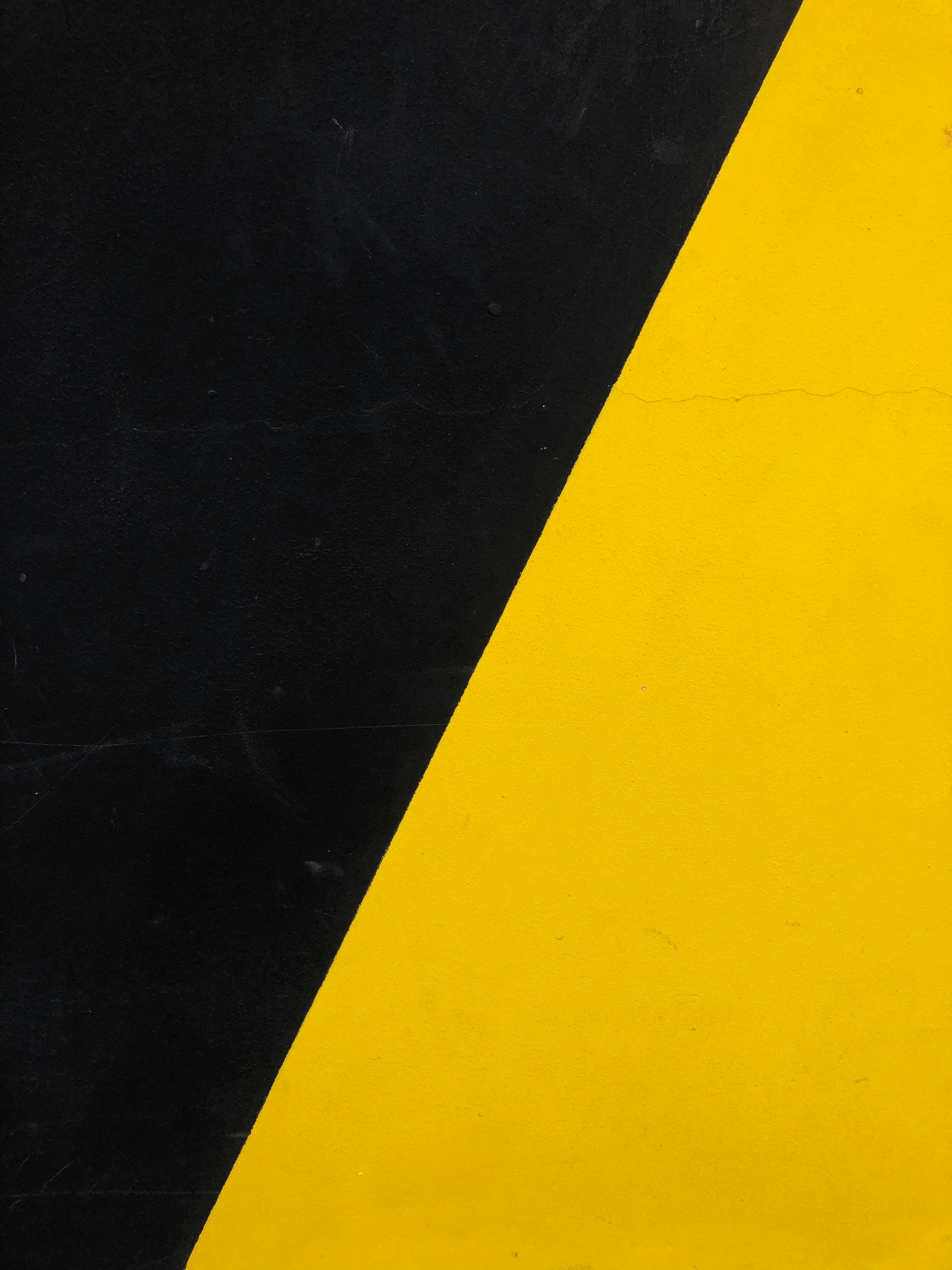 Abstract black and yellow diagonal color blocks