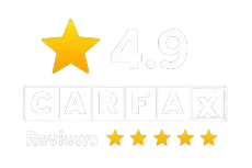CareFax 4.9 rating with five gold stars and the CareFax logo