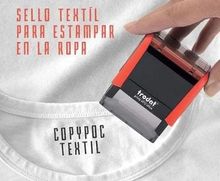 SELLOS MODERNOS DE GOMA - Para ropa (textil)