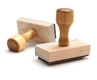 SELLOS MODERNOS DE GOMA - De madera