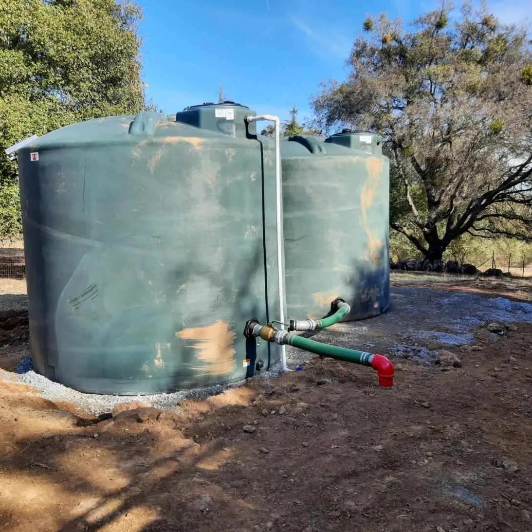 Water Tanks — Rescue, CA — Triangle Well Drilling