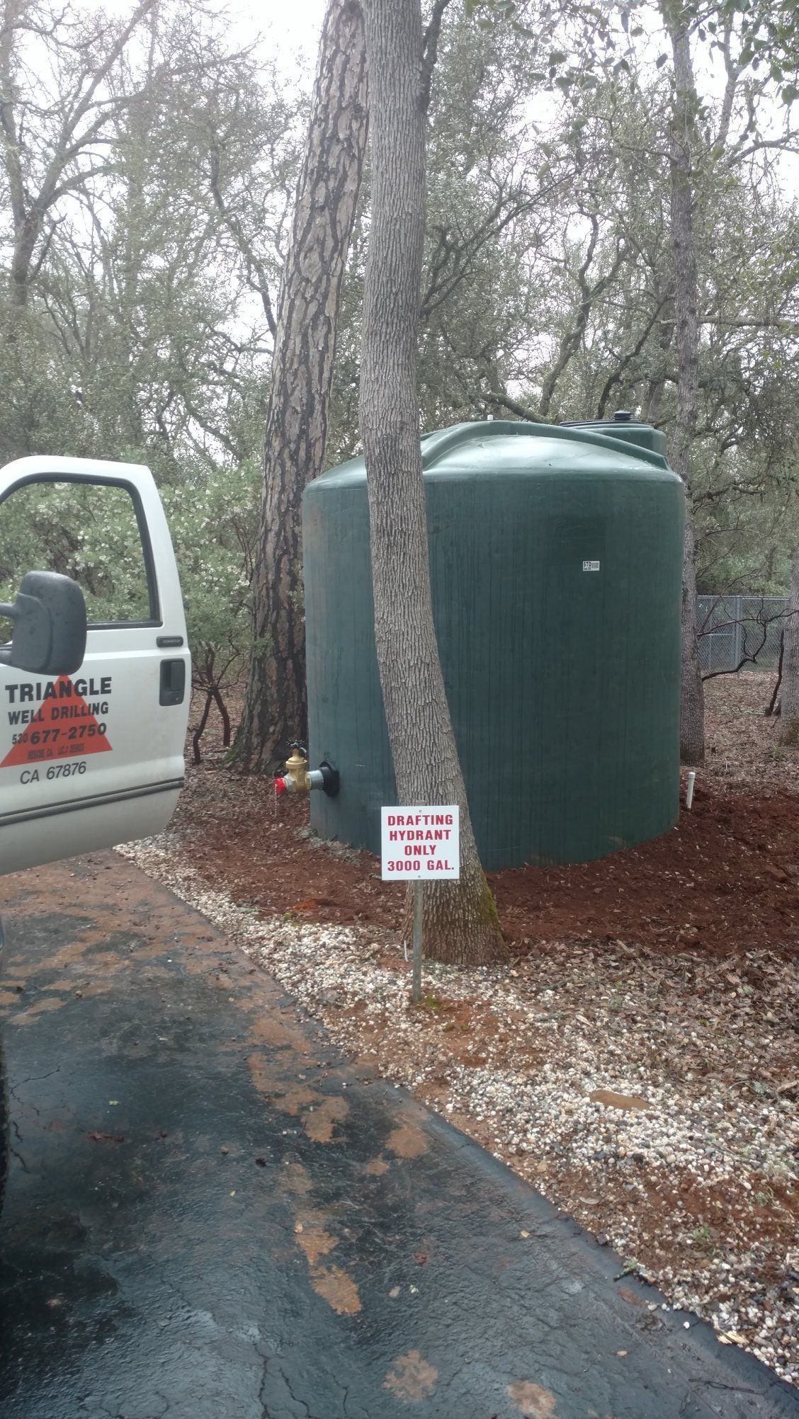 Drafting Hydrant — Rescue, CA — Triangle Well Drilling