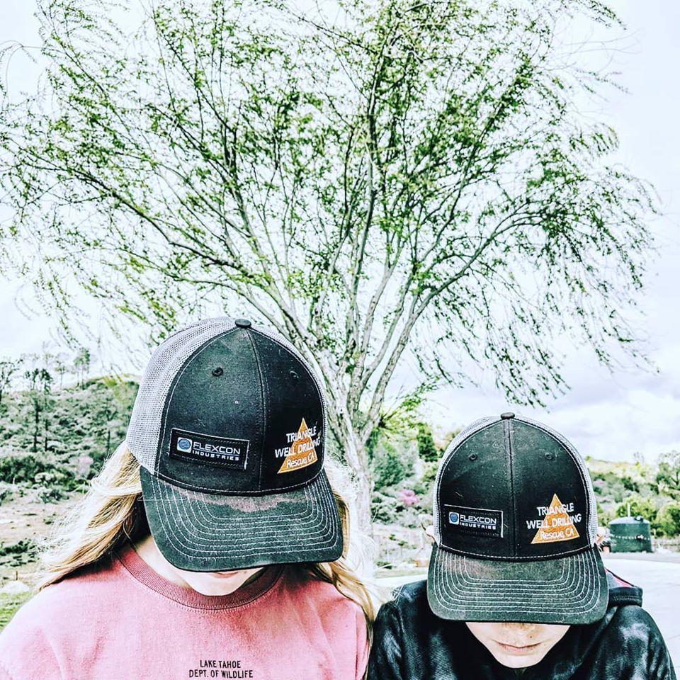 Two Kids Wearing a Cap — Rescue, CA — Triangle Well Drilling