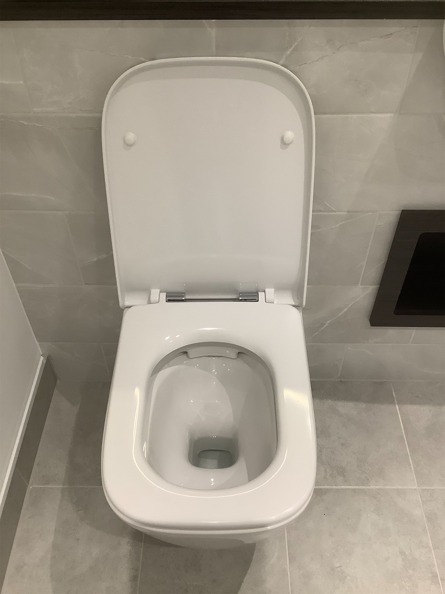 Toilet fixture condition recorded during property inspection