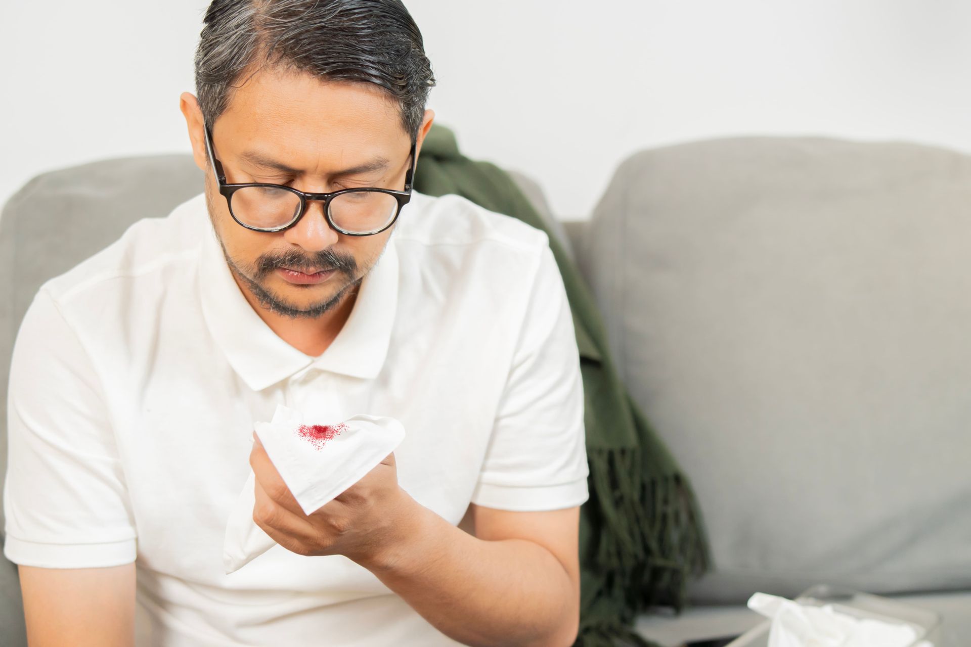 catarro com sangue é perigoso