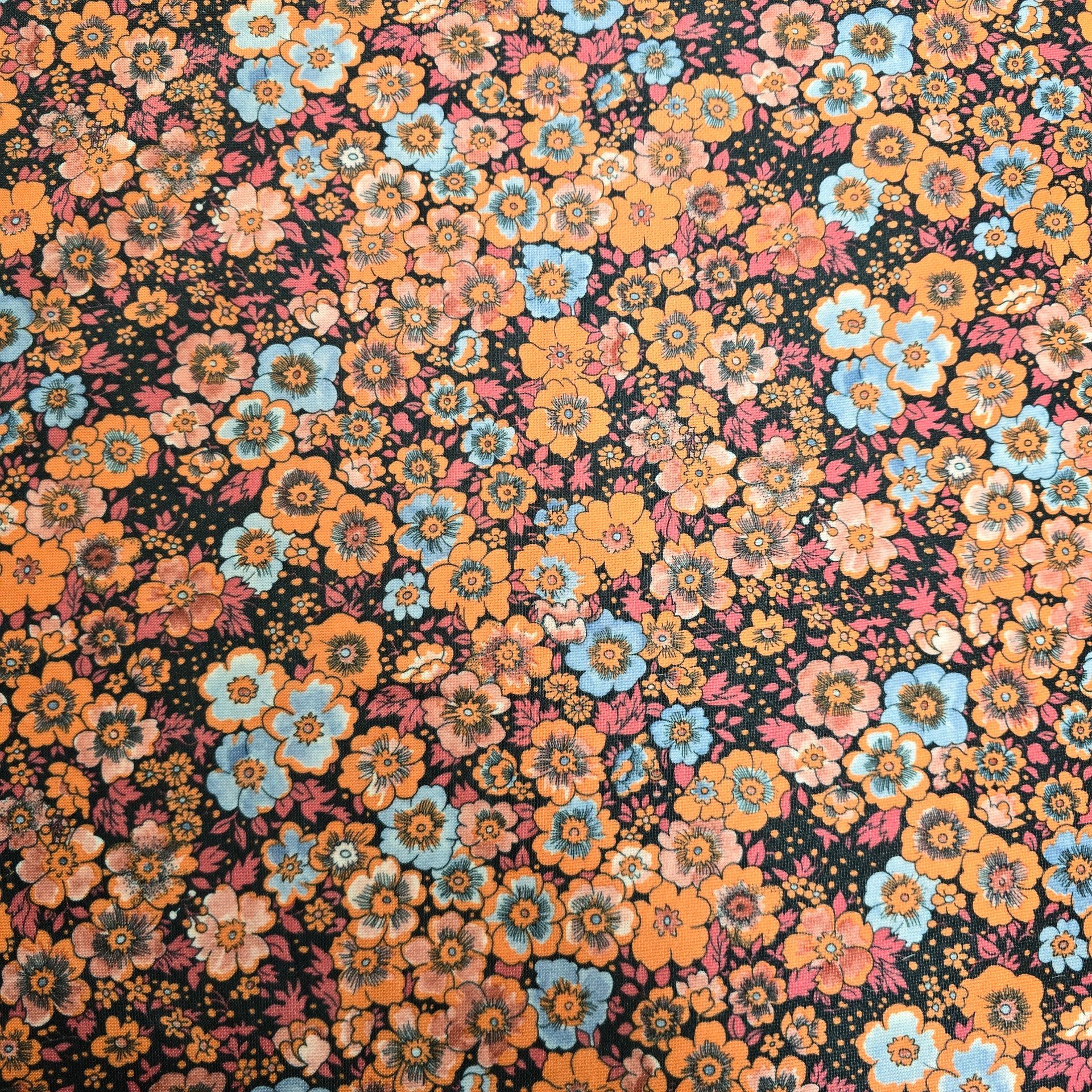 Oranje bloemetjes