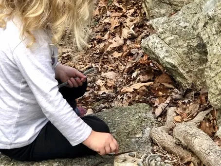 Girl In The Forest – West River, MD – River’s Edge Forest Play