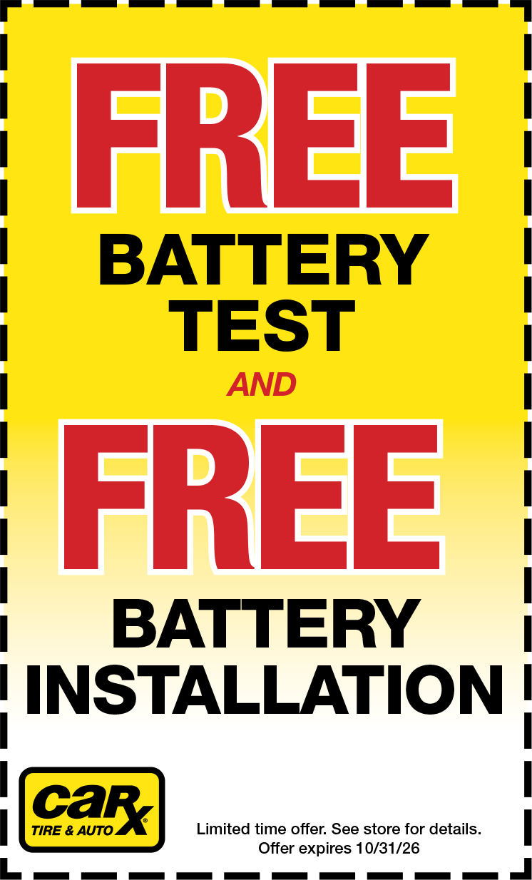 FREE Battery Test and Installation
